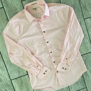 Express 1MX Extra Slim Fit Dress Shirt Sz. L Pink